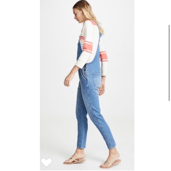 FRAME Denim Le Garcon Overalls. - Picture 5 of 11